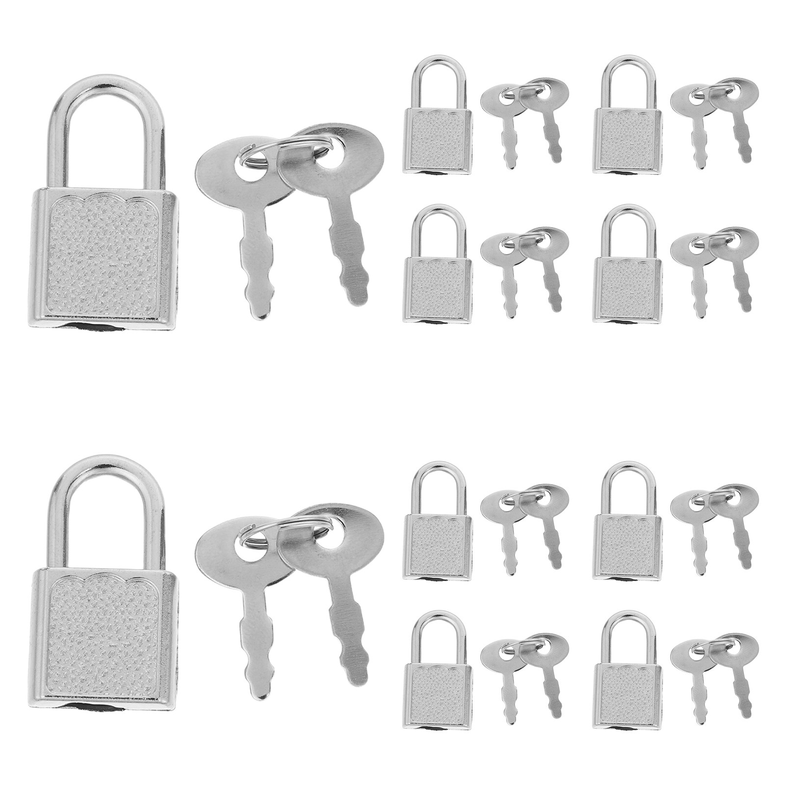 Backpack Lock Combo - 10 Conjuntos de Mini Fechaduras Piratas