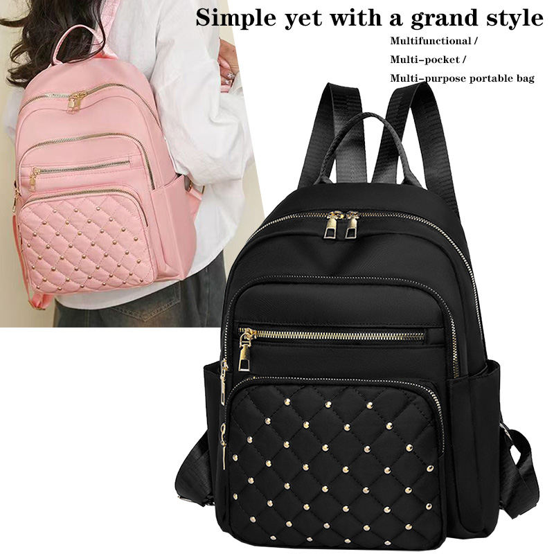 Mini Backpack Purse - Mochila Feminina de Tecido Macio para