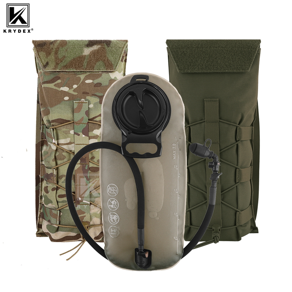Hydration Pack Outdoor - Krydex tático 3l hidratação molle pacote