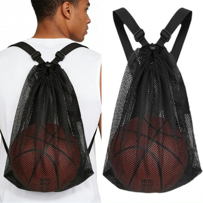 Mochila de malha com cordão po - Drawstring Gym Bag avaliação e preço