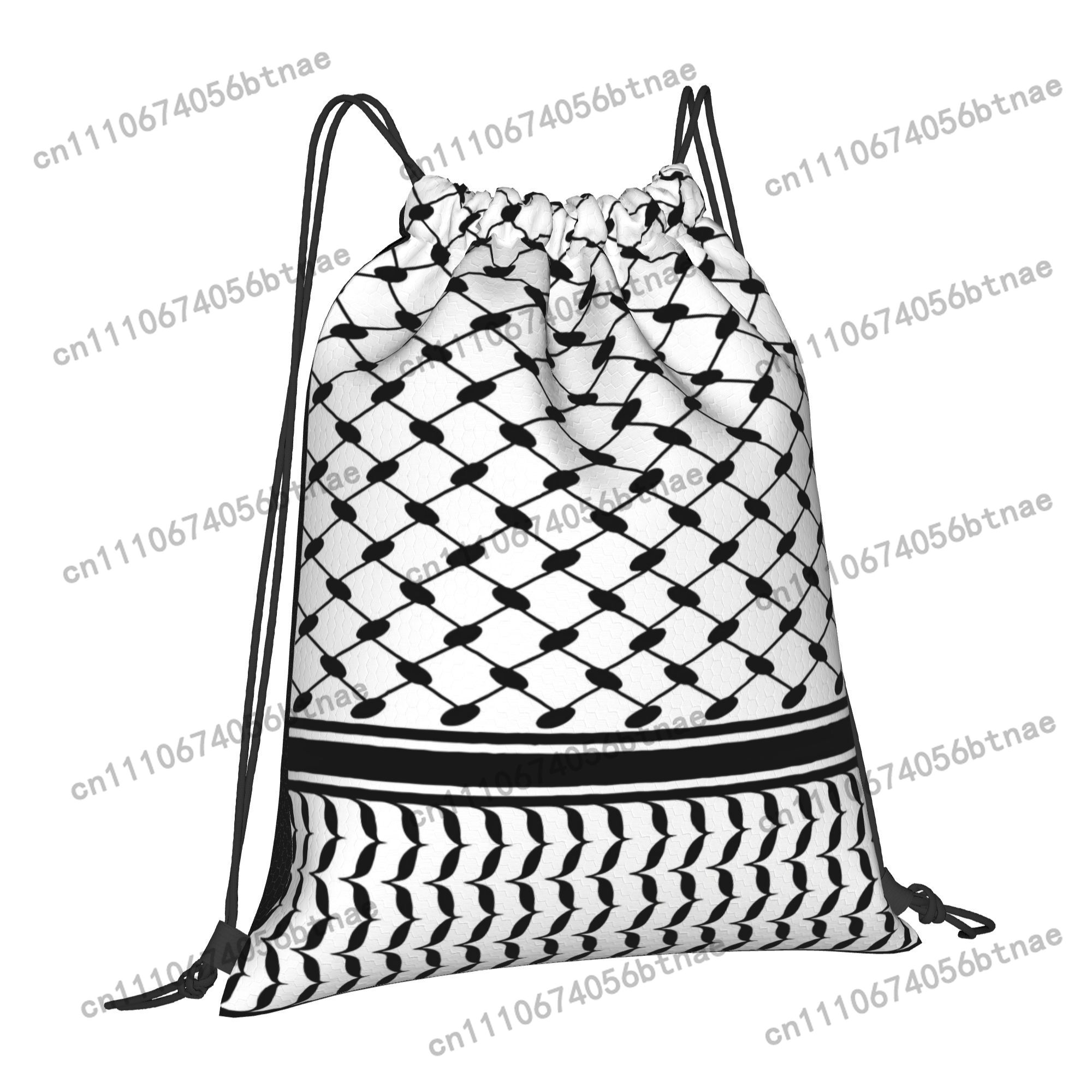 Bolsa com Cordão Padrão Kufiya - Drawstring Gym Bag avaliação e preço