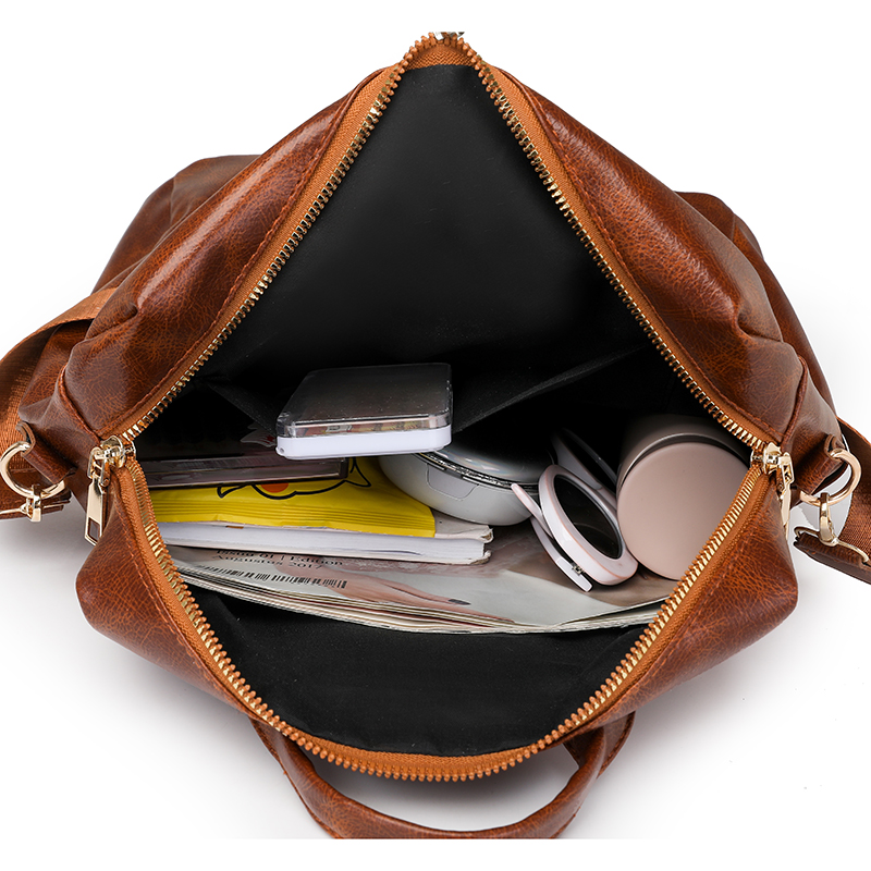 Moda feminina pu mochila simpl - Leather Backpack Vintage avaliação e preço