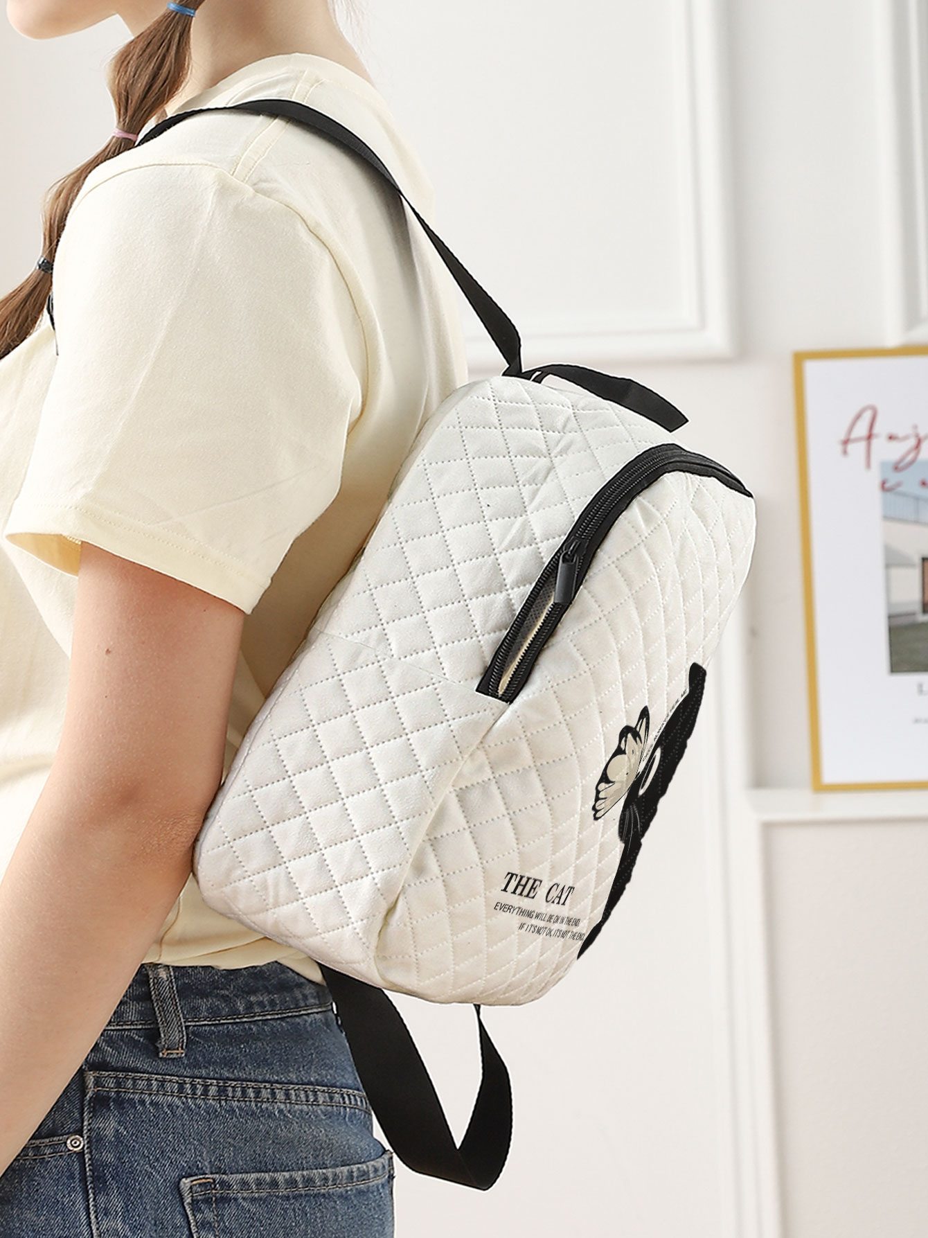 Mochila compacta acolchoada co - Mini Backpack Purse avaliação e preço