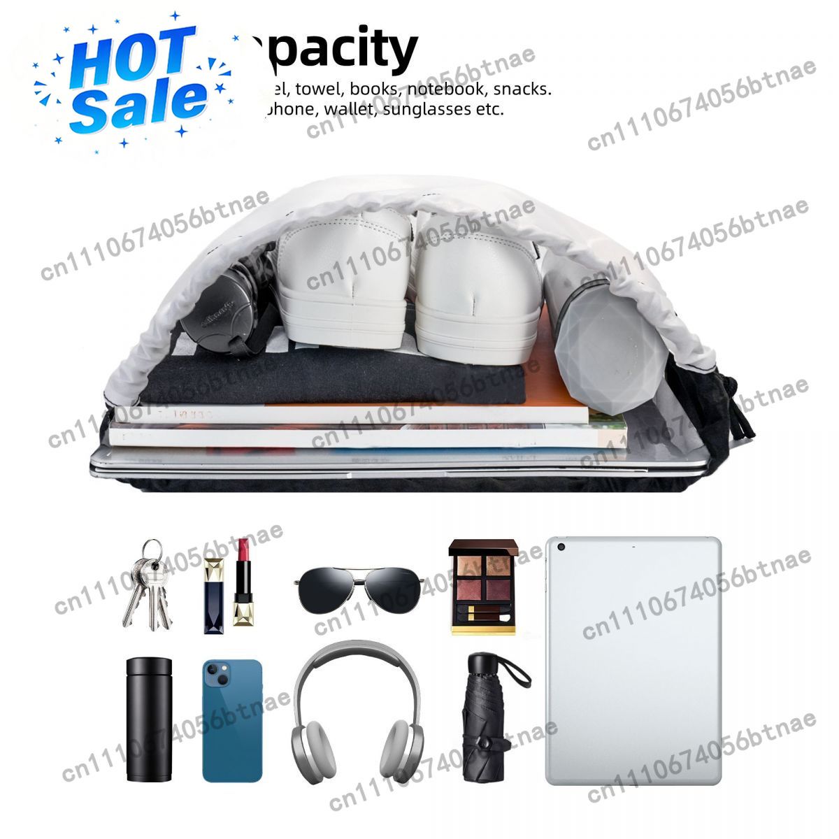 Bolsas personalizadas com cord - Drawstring Gym Bag avaliação e preço