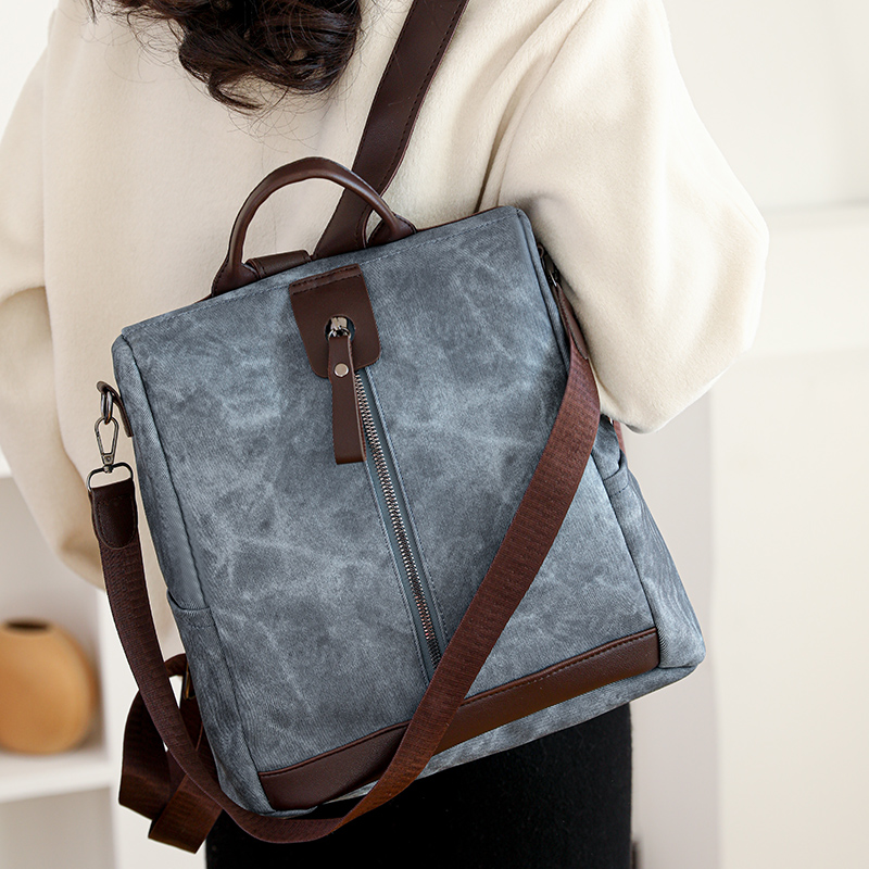 Moda anti-roubo mochila femini - Leather Backpack Vintage avaliação e preço